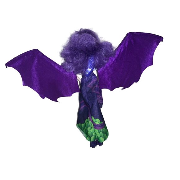 Disney Descendants Winged Mal Doll 12" Poseable Purple Hair & Dress Collectible - Picture 3 of 5